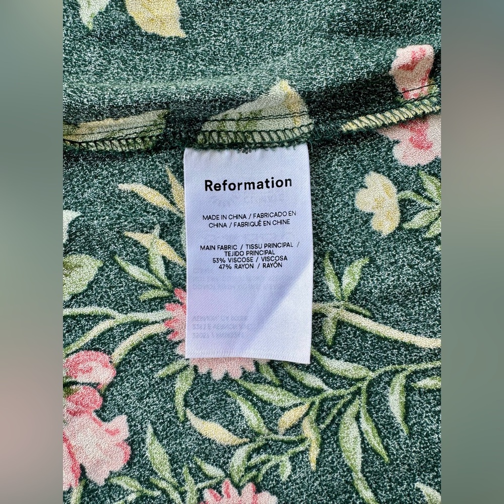 Reformation Sigmund Dress-Belvedere - Picture 11 of 16